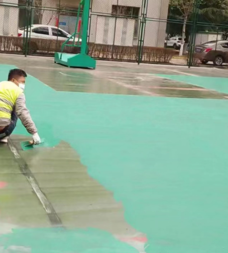 枣庄球场地面翻新