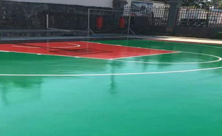 枣庄篮球场翻新地面